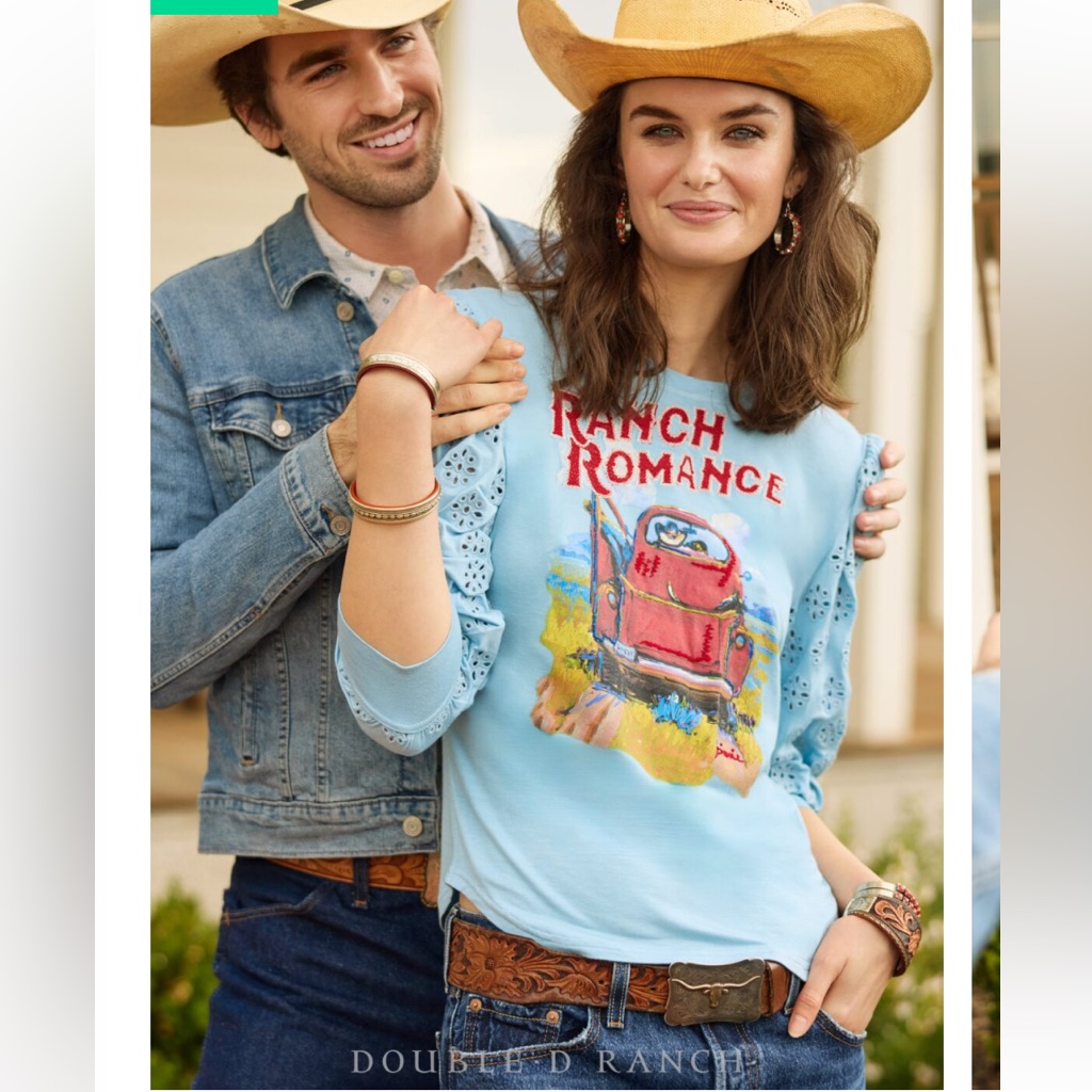Nwt Double D Ranch Tee, Ranch Romance Liefern
